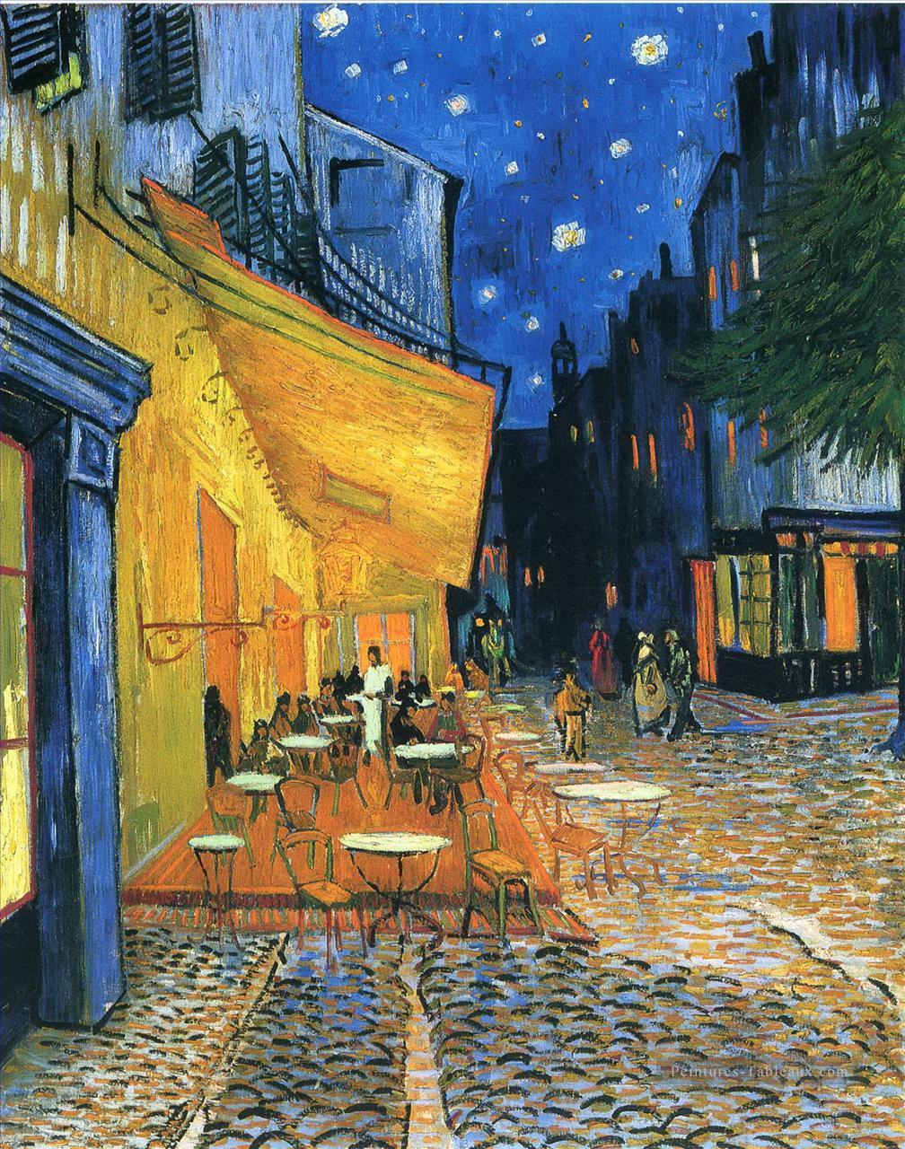 Café Terrasse Place du Forum Arles Vincent van Gogh Peintures à l'huile